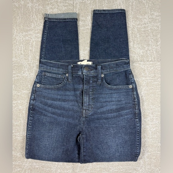 Madewell Denim - Madewell 10in High Rise Skinny Blue Jean Womens Size 25